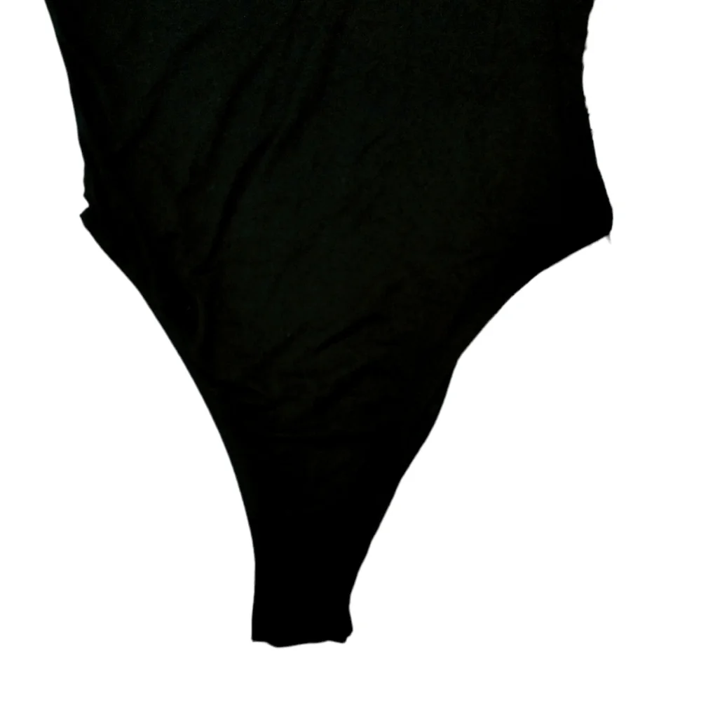 Shein Fringe Trim One Shoulder Bodysuit - Picture 6 of 13